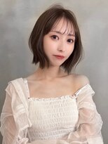 ロンド ジュルード 名古屋(Lond jeloud)&nbsp;学割U24 韓国風 ウルフ フェイスレイヤー 顔周り 前髪