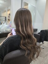 グランディールヘアデザイン(grandir hairdesign)&nbsp;プルエクステ/アッシュベージュ/ハイライト/千葉