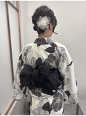 浴衣/着付け/お祭り/花火大会/天神祭/京橋着付け/ヘアセット