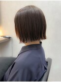 切りっぱなしボブ【立川/ボブ/髪質改善/縮毛矯正/ストレート】