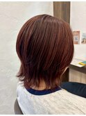 ハイライトバレイヤージュダブルカラーケアブリーチ20代30代