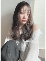 カノイ 銀座中央通り(KANOI)&nbsp;【抜け感◎】シースルーバング×シアーグレージュ