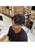 スパイラルパーマ