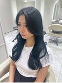 顔まわりレイヤースタイル