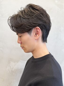 エリマバイフィフス 調布(elima by fifth) 調布メンズパーマフェザーパーマシャドウパーマセンターパート