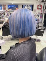 トーキョー オタクヘアー(TOKYO OTAKU HAIR)&nbsp;インナーカラー アンブレラカラー 水色 シルバー イメージカラー