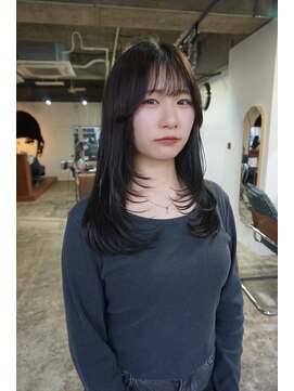 ニードジェリコ(NEED JERICHO) 結べるレイヤーカットにアッシュブラウン