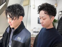 直毛も癖毛も、武器に変えるメンズパーマ。