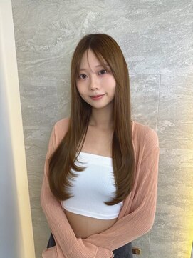 ロンドガーネット 池袋(Lond garnet) 暗めカラー/韓国風巻き/レイヤーカット/髪質改善/縮毛矯正/池袋