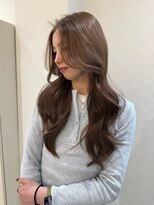 バランス ハレまち通り岡山駅前店(balance.)&nbsp;ブリーチなしダブルカラー、柔らかベージュ