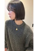 切りっぱなしボブ