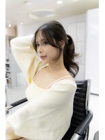 アトラ(ATRA)&nbsp;結んだ時に可愛い顔周りカット/ワンホン/ワンホンへア/韓国