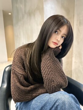 ザ シェノン ウメダ(THE CHAINON UMEDA) イメチェン/ピンクベージュ/アンブレラカラー/前髪/大阪梅田
