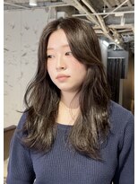 コフィー バイ メルト 吉祥寺(cofy by melt) 【中澤彩乃】レイヤーカット韓国風顔周りカット吉祥寺ブラウン