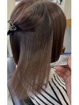 リ シャルム バイ エニーハウ 南七日町店(Re charm by anyhow) 【井上椋介】サラツヤ縮毛矯正<ボブスタイル>