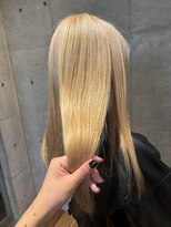 ラランジェ 大阪店(LARANJE) 美髪ストレート×ハイトーンカラー
