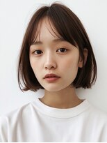ロディーナコク 大口 新子安(rodina.coc) ダークパープル/ナチュラルショート/ミルクブラウン/夏/大口子安