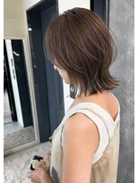 バッカ 横浜桜木町店(BACCA)&nbsp;大人くびれレイヤーボブ×透け感ベージ