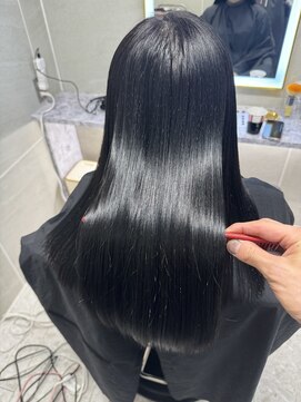 アンジェリカラボ 梅田店(ANGELICA LABO) 暗髪×レイヤー×韓国ヘア×髪質再生×髪質改善【川又】