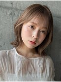切りっぱなしボブ外ハネボブレイヤーボブひし形ボブ韓国ボブ