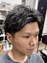 ノアレ 名古屋 名駅 亀島(NOARE)&nbsp;王道　メッシュパーマ　ハイライト×パーマ
