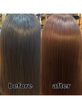 モンド ヘアクリエーション 西田店(monde hair creation) 【monde】before × after × 髪質改善