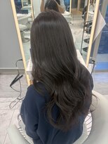 ロンドルピナス 小倉(Lond Lupinus)&nbsp;縮毛矯正/ワンホンレイヤー/ミルクティーブランド/ダークブルー