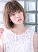 うるつや×大人前髪×ボブ　酸性ストレート