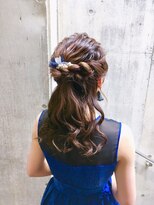 フレイム(FLAME)&nbsp;【FLAME 天文館】上品な大人可愛い☆ハーフアップアレンジ☆