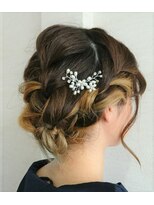 ヘアーアンドアイラッシュ チェイン(HAIR&EYELASH CHAIN)&nbsp;インナーカラー+編み込み