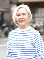 えがお美容室&nbsp;【えがお美容室】50代60代にオススメ☆柔らか大人ボブ