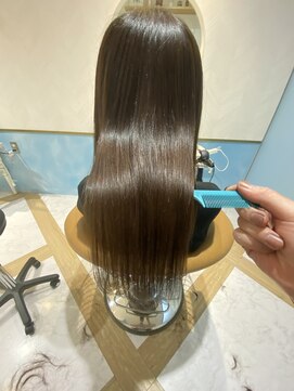 ロンドルーチェ 心斎橋(Lond luce) 美髪のススメ×ピンクブラウン［髪質改善/縮毛矯正］