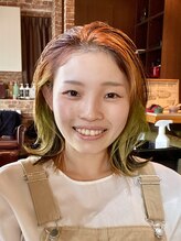 リール ヘアーデザイン(rire hair design) カラーグラデーションボブ