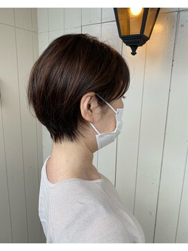 アムレヘアー(amule hair) 【amule hair】トップふんわりゆるショートパーマ