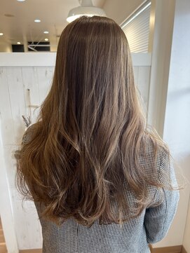 アンカーデイズ(Anchor Days) くすみベージュ・レイヤーロング・大人