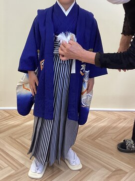 ミノル(MINORU) 七五三 五歳 着付けヘアメイク