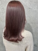 ククナ(kukuna)&nbsp;ミディアム×ピンクブラウン