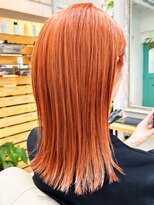 コンフィープラス(comfy plus)&nbsp;20代30代40代ハイライトオレンジブラウン立体感ミディアム