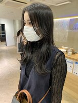 ローレンジウ(LOREN JU)&nbsp;透明感髪質改善ベージュダブルカラーミルクティーグレージュ