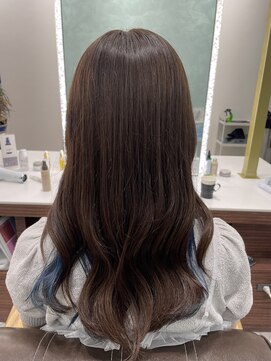 カシータフロル モゾワンダーシティ店(Casita flor) ブルーインナーカラー