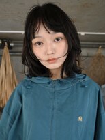 顔まわりレイヤー/レイヤーボブ/アッシュグレージュ/表参道