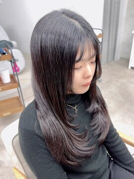 レヴィア(REVIA) レイヤーカット髪質改善トリートメント前髪カット