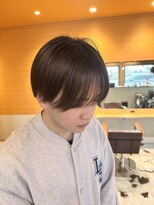 イェル(ELL.) 韓国風マッシュツーブロック学生カット