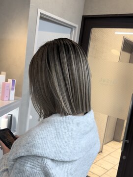 ジゼル 小倉(GiseL) シャドールーツ/グレージュ/切りっぱなし