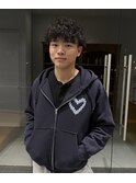 メンズ波巻きパーマ