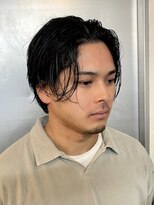 【ステップボーンカット】メンズオールバック