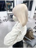 ホワイトカラー ホワイトブロンド ハイトーン ケアブリーチ