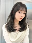 トレンド感抜群！！！ふんわりレイヤーカット×艶髪透明感カラー