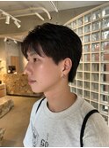パーマなしでできる毛流れカット／名古屋メンズカット