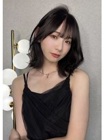 ボタン ハカタ(VOTAN hakata) 【前田七音】ラベンダー/グレージュ/透明感カラー/ミディアム